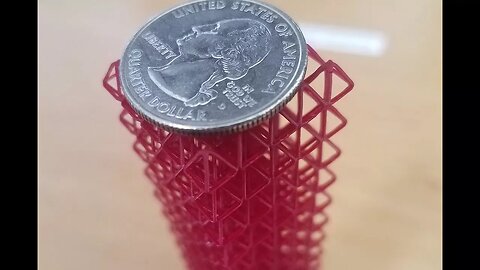 Tall 3D Printed Diamond Matrix Timelapse ~ SLA 3D Printer in action