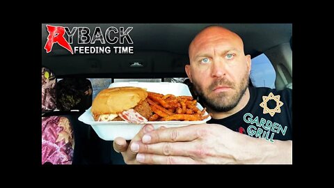 Bacon Chicken (V) Sandwich Sweet Potato Fries Mukbang Ryback Feeding Time