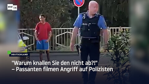 "Warum knallen Sie den nicht ab?!" – Passanten filmen Angriff auf Polizisten in Viernheim