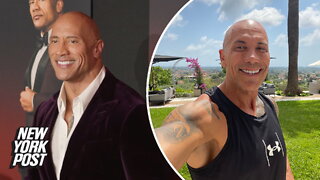 I look just like Dwayne 'The Rock' Johnson — I even got 50 tattoos to match