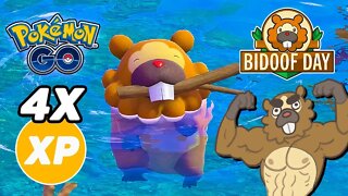 DIA DO BIDOOF! BORA PEGAR SHINY E MUITO XP! POKÉMON GO! 4X XP!