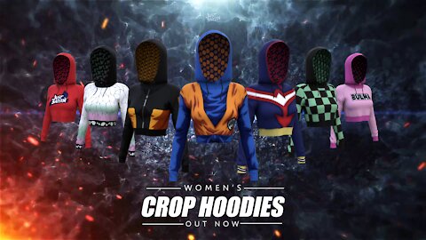 Anime Crop Hoodies - JustSaiyan Gear