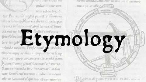 TKTV - Gesetz - Wort am Sonntag | Etymologie (mehrsprachig)