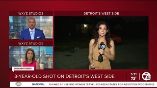 Three year old girl shot in Detroit
