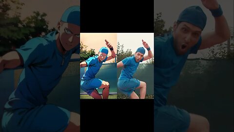 One Punch Man - Saitama and Genos Play Tennis #anime #onepunchman #saitama #genos