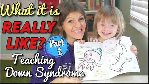 **REAL & RAW** How I Teach my Child with DOWN SYNDROME || Preschool at 5 Years Old