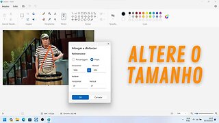 COMO ALTERAR O TAMANHO DE IMAGENS NO PAINT