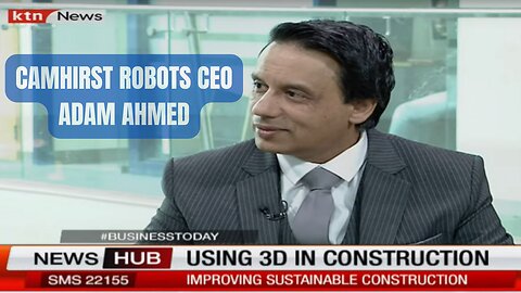 Camhirst Robots CEO Adam Ahmed on Kenyan National Television