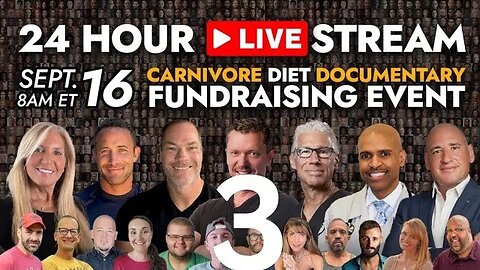 24 HR Carnivore Live Stream PART 3 (Missing)