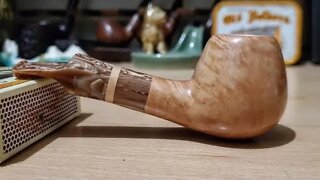 LCS Briars pipe 593 Virgin Bent Apple