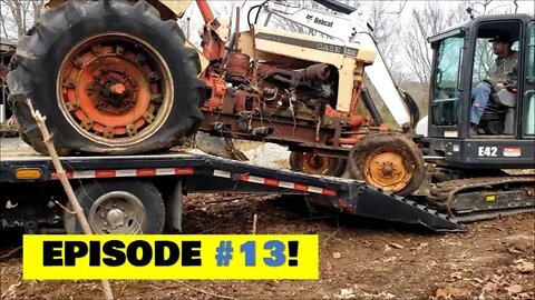 Dismantling new 8 acre Picker's paradise land investment! JUNK YARD EPISODE #13 CASE Tractor #1!