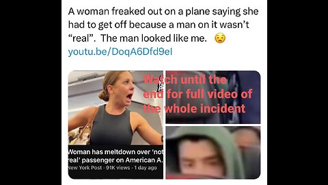 HAVE YOU HEARD ABT THE WOMAN ON THE PLANE🤔NO IDEA WHAT THE TRUTH REALLY IS BUT....
