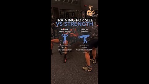 Size Training Vs Strength Training