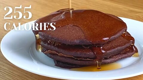 Pancake Recipes - Healthy Chocolate Protein Pancakes for One | No Protein Powder