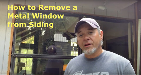 Remove a Metal Window from Siding
