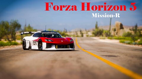 Porsche Mission-R Racing and walk-around | Forza Horizon 5