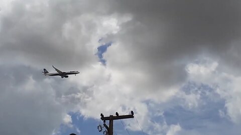 Airbus A321NEO PR-YJA na final antes de pousar em Fortaleza vindo do Recife