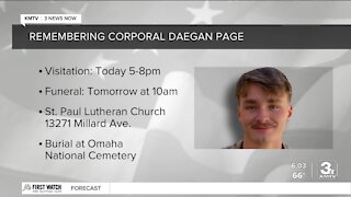 Cpl. Daegan Page public visitation to take place Thursday