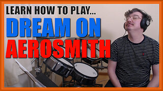 ★ Dream On (Aerosmith) ★ Drum Lesson PREVIEW | How To Play Song (Joey Kramer)