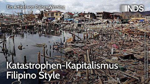Katastrophen-Kapitalismus Filipino Style.Rainer Werning@NDS🙈🐑🐑🐑 COV ID1984