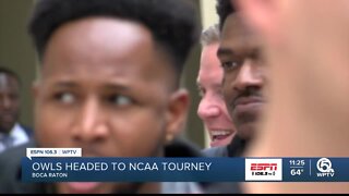 FAU Owls depart for NCAA tournament