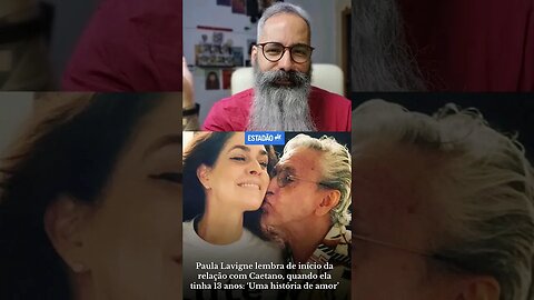 PAULA LAVIGNE FALA DO SEU AMOR POR CAETANO VELOSO #caetanoveloso #paulalavigne #shorts #noticias