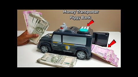 Money Transporter Piggy Bank Unboxing & Testing - Chatpat toy tv