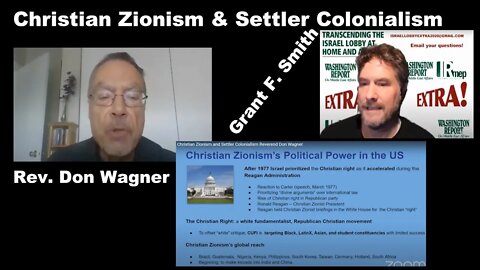 Christian Zionism & Settler Colonialism - Reverend Don Wagner