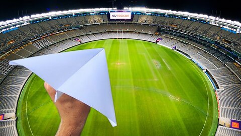 Can The World Record Paper Airplane Fly The Length Of A Stadium_