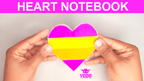 How To Make an Origami Heart Notebook - Easy And Step By Step Tutorial