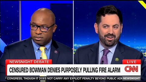 Rep Jamaal Bowman Continues to Deny He Pulled Fire Alarm to Delay A Vote