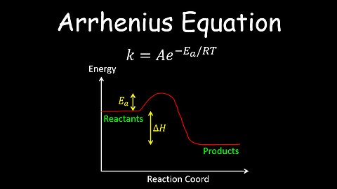 Arrhenius Equation, Kinetics - Chemistry