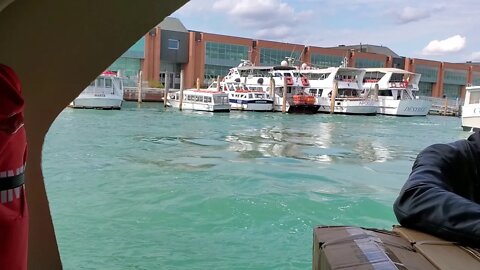 Venezia Italy parking lot and ferry station service