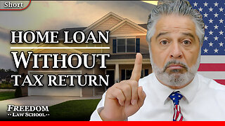 You CAN get a home loan with NO income tax returns! (Short)