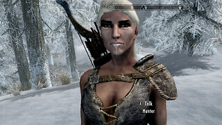 Helping a Huntress in Skyrim