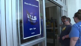 Bills players take children back-to-school shopping