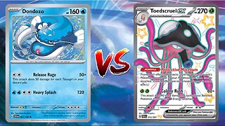 Pokemon TCG Live Dondozo Tatsugiri VS Toedscruel EX Cherrim!!