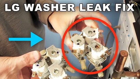 LG Front Load Washer Water Inlet Valve Leak Fix #5221ER1003A