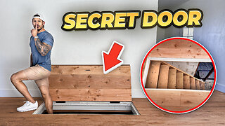 Creating A Hidden Room With A Secret Floor Door!