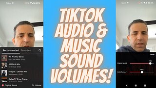 How To Adjust Your TikTok Audio With Music Background In App