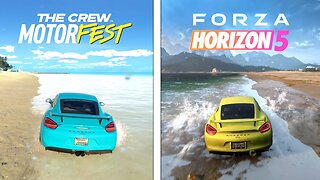 The Crew Motorfest vs. Forza Horizon 5 ｜ Graphics Details & Physics Comparison!