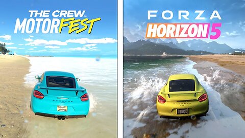 The Crew Motorfest vs. Forza Horizon 5 ｜ Graphics Details & Physics Comparison!