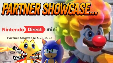 A MELHOR PARTNER SHOWCASE? - REACT Nintendo Direct Mini: Partner Showcase (28/06)