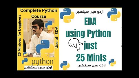 Exploratory Data Analysis with Complete Project in Python(EDA)|Beginners and Non-Coders|Data Science