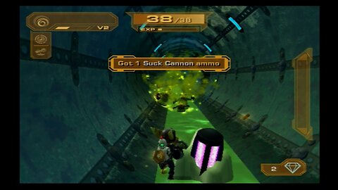Ratchet and Clank: Up Your Arsenal- PS2 480p Gameplay- Finding Sewer Crystals Part 1
