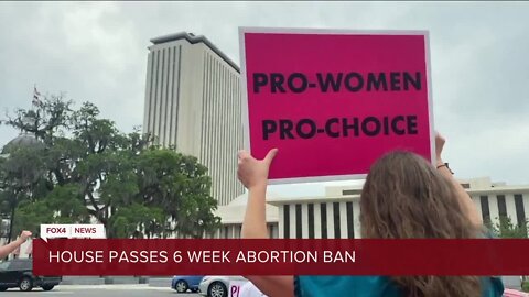 Florida House and Senate passes 6-week abortion ban; heads to DeSantis's desk