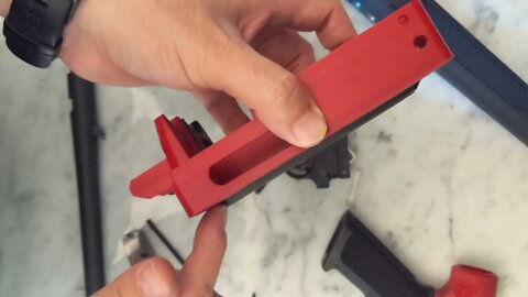 3D printed Ruger 10/22 receivers from Ivan the troll and AWCY L-X22