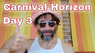 CRUISE | Carnival Horizon Day 3 | Weird Breakfast | First JiJi | Naps and Cruise Fun