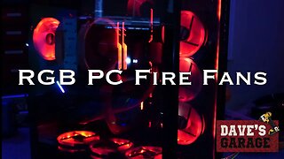 My PC is on FIRE with RGB LED Flames!