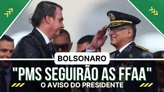 "POLÍCIA MLITAR SEGUIRÁ O EXÉRCITO" || Recado de Bolsonaro 'assusta' jornalista militante